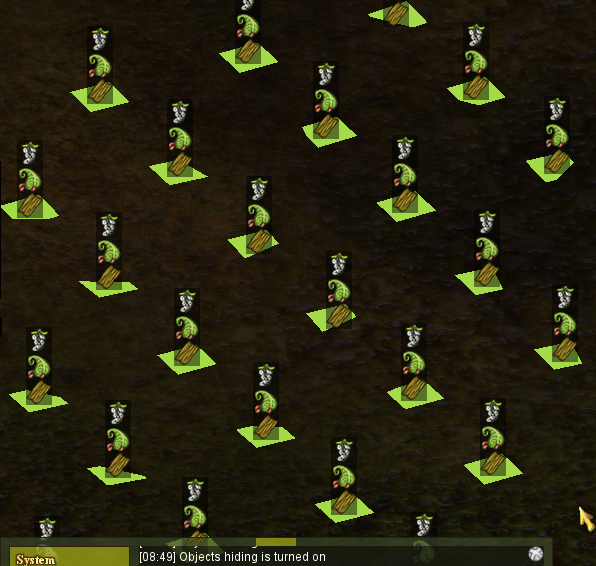 Toggle Objects Hiding
