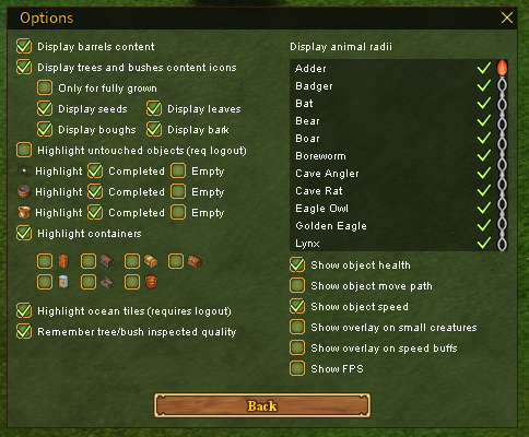 Objects Display Enhancements